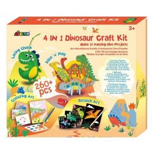 Set creativ 4 in 1 - Dinozauri imagine