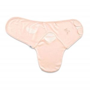 Sistem de infasare din bumbac 0-3 luni BabyJem Swaddle (Culoare: Somon) imagine