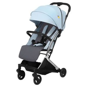 Carucior sport pliabil Skiddou Mikkeli Sky high, ultracompact pentru calatorii, Bleu imagine