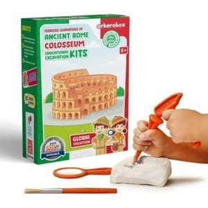 Arkerobox - Set arheologic educational si puzzle 3D, Roma antica, Colosseum imagine