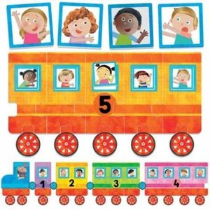 Headu Ecoplay - Puzzle Micul Tren 123 imagine