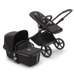 Carucior Bugaboo Fox Cub Black Midnight Black 2 in 1 imagine