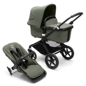 Carucior Bugaboo Fox 3 Black Forest Green 2 in 1 imagine