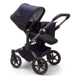 Carucior Bugaboo Donkey 5 Mono Classic Graphite Dark Navy imagine