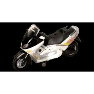 Motocicleta Die Cast cu sunete si lumini, lungime 12.5 cm, gri imagine