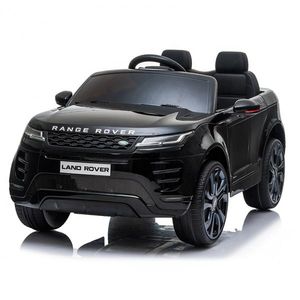 Masinuta electrica Range Rover, 4x4, 140W-12V, roti moi, scaun tapitat, Premium, culoare Negru imagine