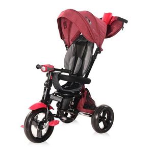 Tricicleta multifunctionala, 4 in 1, cu scaun rotativ, Lorelli Enduro, Red Black Luxe imagine