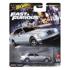 Masinuta din metal, Hot Wheels, Fast and Furious, Mercedes Benz 500 Sel, HRT94 imagine