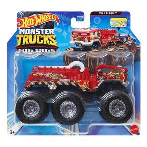 Masinuta Hot Wheels Monster Truck, Big Rigs, HW 5 Alarm, 1: 64, HWN94 imagine