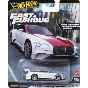 Masinuta din metal, Hot Wheels, Fast and Furious, 2018 Bentley Continental GT3, HVR63 imagine