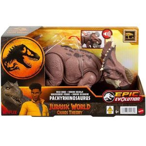 Figurina articulata, Dinozaur, Jurassic World, Pachyrhinosaurus, HTK72 imagine