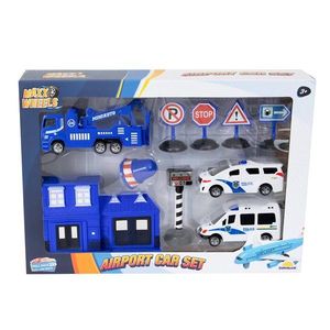 Set de joaca cu vehicule, Maxx Wheels, City Police imagine