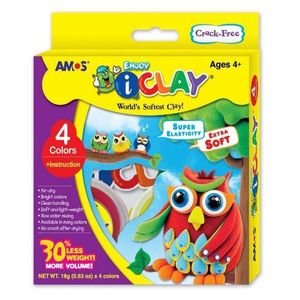 Set 4 buc plastilina - iClay Amos | Amos imagine