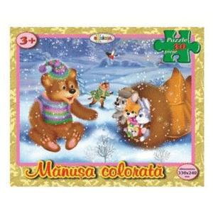 Puzzle 30 de piese - Manusa colorata | Dorinta imagine