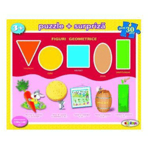 Puzzle 30 de piese - Figuri geometrice | Dorinta imagine