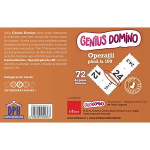 Genius Domino - Operatii pana la 100 | Didactica Publishing House imagine