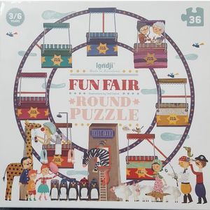 Puzzle - Fun Fair Round | Londji imagine