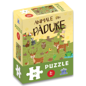 Puzzle: Animale din padure | Didactica Publishing House imagine