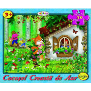 Puzzle 30 de piese - Cocosel Creasta de Aur | Dorinta imagine