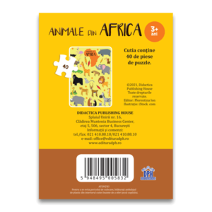 Puzzle: Animale din Africa | Didactica Publishing House imagine