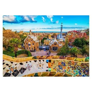 Puzzle 1000 piese - View from Park Guell - Barcelona | Enjoy imagine