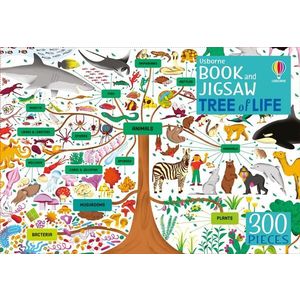 Puzzle 300 piese si carte - Usborne Book and Jigsaw: Tree of Life | Usborne Publishing imagine