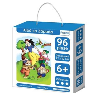 Alba ca Zapada - puzzle educational 96 piese | Diana imagine