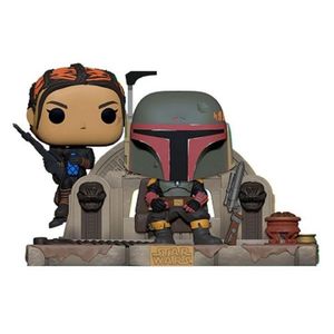 Figurina - Star Wars - Boba Fett and Fennec on Throne | Funko imagine