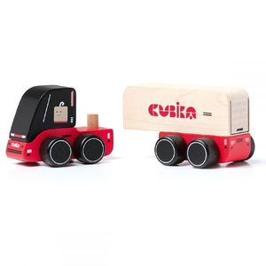 Jucarie din lemn - Toy-Truck - Red | Cubika imagine