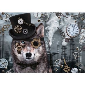 Puzzle 1000 de piese - Markus Binz - Steampunk Wolf | Schmidt imagine