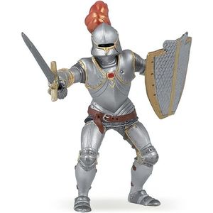 Figurina - Fantasy World - Knight in armour with red feather | Papo imagine