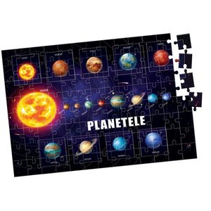 Puzzle 104 piese - Planetele | Didactica Publishing House imagine