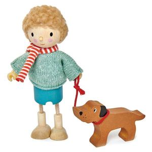 Figurine din lemn - Mr. Goodwood and his Dog | Tender Leaf Toys imagine