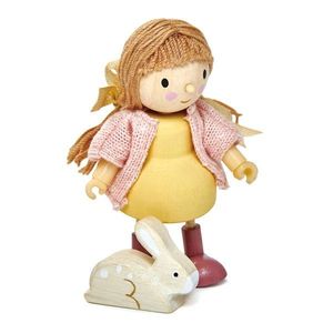 Figurine din lemn - Amy and her Rabbit | Tender Leaf Toys imagine