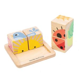 Puzzle din lemn - Baby Blocks | Tender Leaf Toys imagine