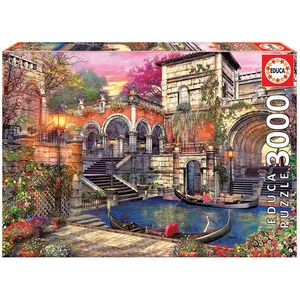 Puzzle 3000 piese - Venice Courship | Educa imagine