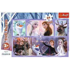 Puzzle - Trefl 24 Maxi Frozen2 O Lume Magica | Trefl imagine