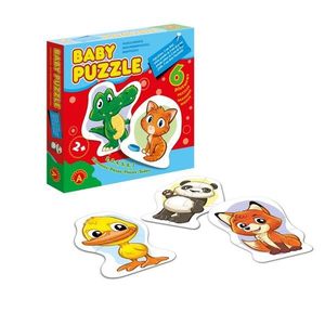 Puzzle educativ - Mega Box - Croco si prietenii | Alexander Toys imagine