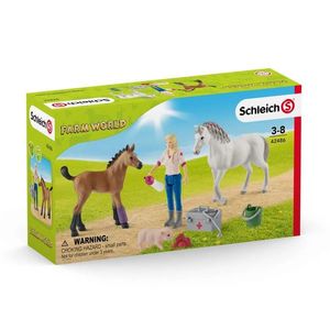 Set figurine - Vet visiting mare and foal | Schleich imagine