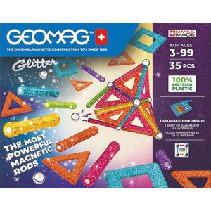 Set de constructie - Glitter Panels, 35 piese | Geomag imagine