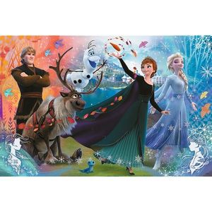 Puzzle - Primo Super Shape XL - Disney, Frozen - Descopera Lumea Inghetata | Trefl imagine