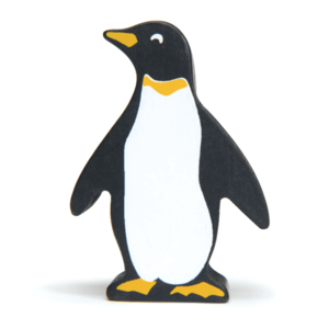 Figurina din lemn - Penguin | Tender Leaf Toys imagine