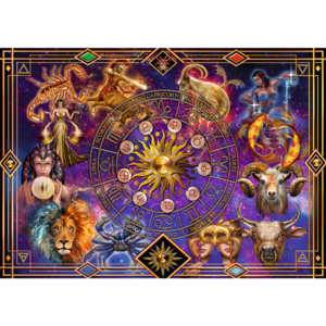 Puzzle 1040 piese - Spiral - Zodiac Signs | Trefl imagine