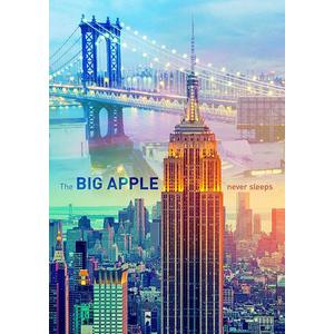 Puzzle 1000 piese - Zori de zi la New York | Trefl imagine