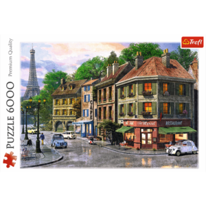 Puzzle 6000 piese - Street of Paris | Trefl imagine