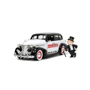 Set figurina si masinuta - Mr. Monopoly & 1939 Chevrolet Master Deluxe | Jada Toys imagine