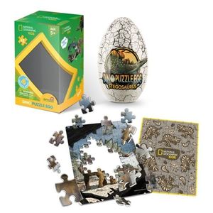 Puzzle 63 piese - National Geographic Kids - Stegosaurus | CubicFun imagine