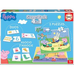 Puzzle 4in1 - Peppa Pig | Educa imagine