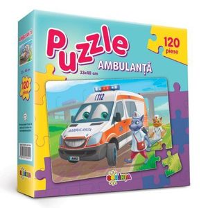 Puzzle 120 piese - Ambulanta | Dorinta imagine