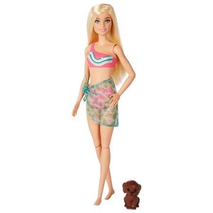 Set papusa Barbie si accesorii pentru baie imagine